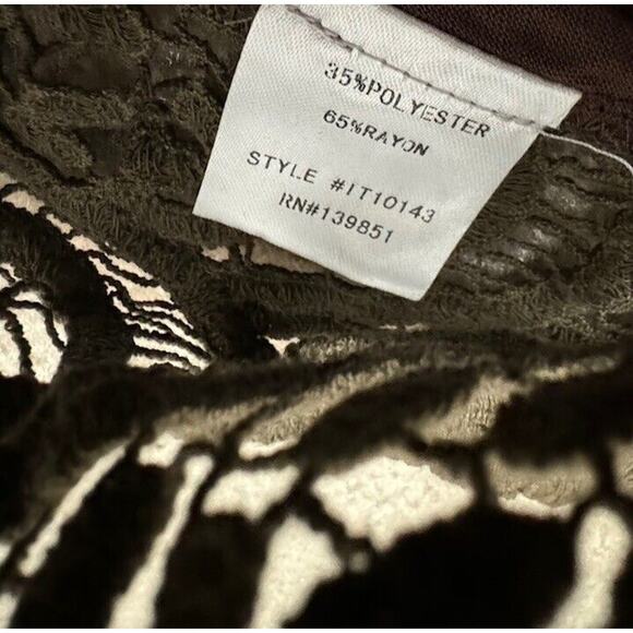 Oddy & Active USA Long Sleeve Top w Lace Size Medium New Bundle Of 2 Tops - Picture 4 of 10